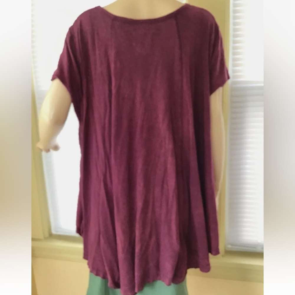 We The Free People Luna Top Tunic Tee